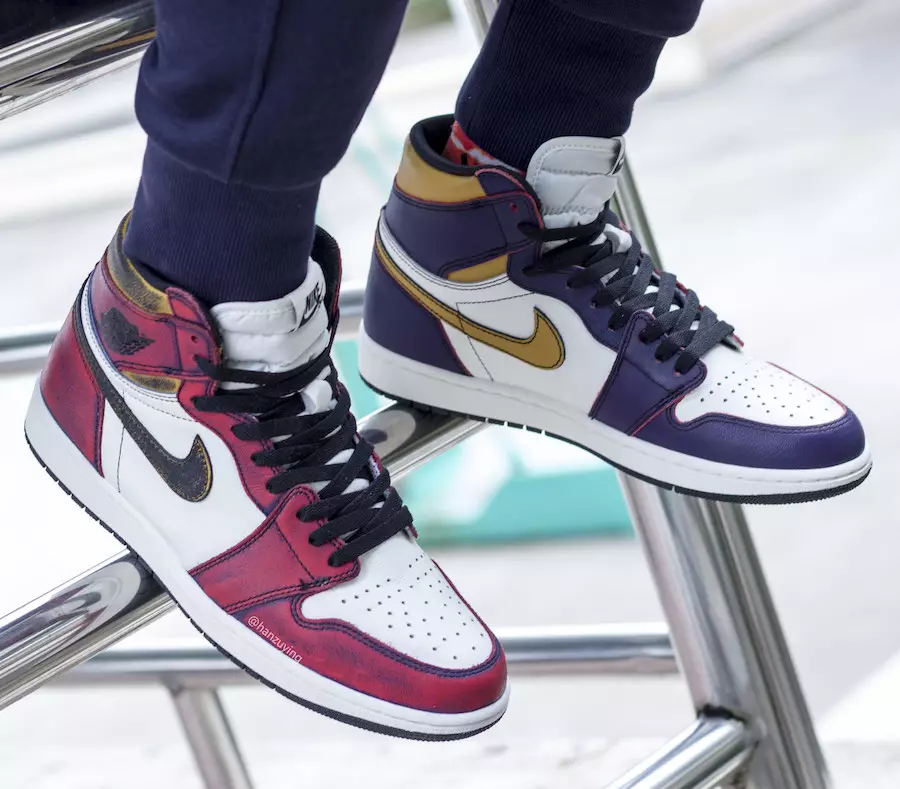 Nike SB Air Jordan 1 Chicago Lakers CD6578-507 Թողարկման ամսաթիվ