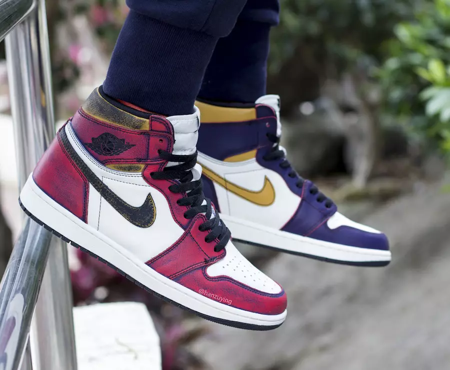 Nike SB Air Jordan 1 Chicago Lakers CD6578-507 Chiqarilgan sanasi