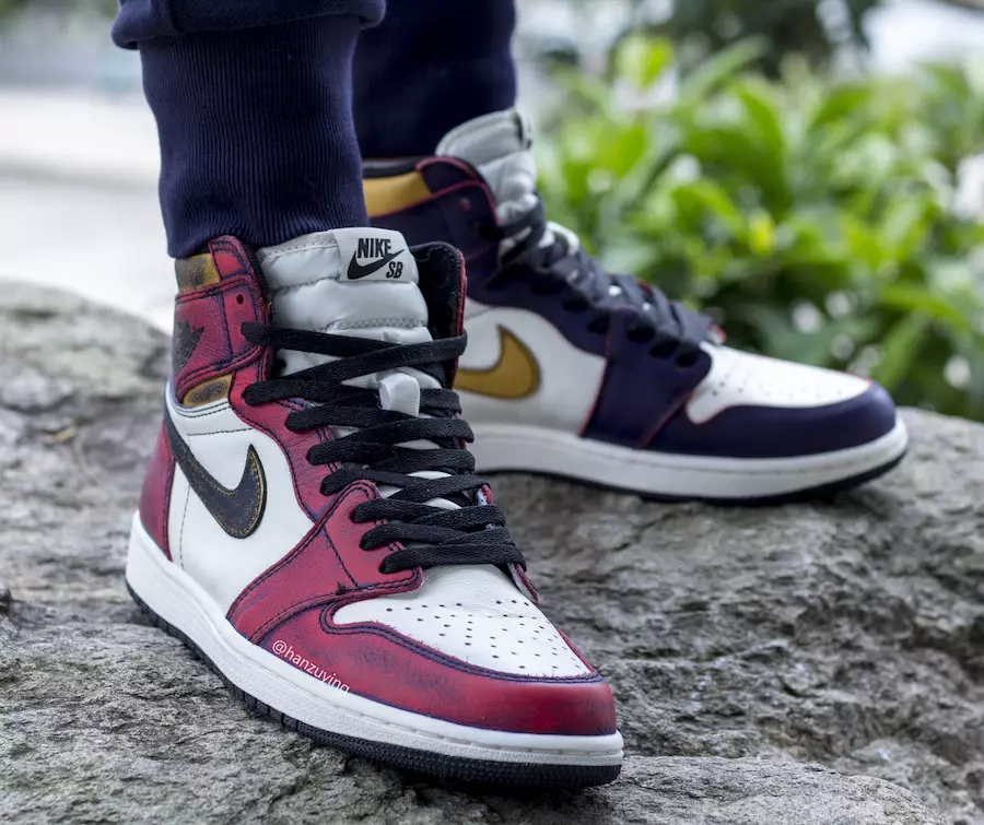 Nike SB Air Jordan 1 Chicago Lakers CD6578-507 Թողարկման ամսաթիվ