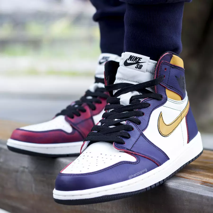 Nike SB Air Jordan 1 Chicago Lakers CD6578-507 Data tal-Ħruġ