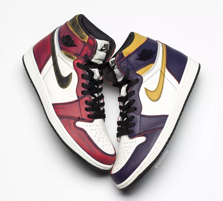 Nike SB Air Jordan 1 Lakers Chicago CD6578-507 Buraxılış Tarixi