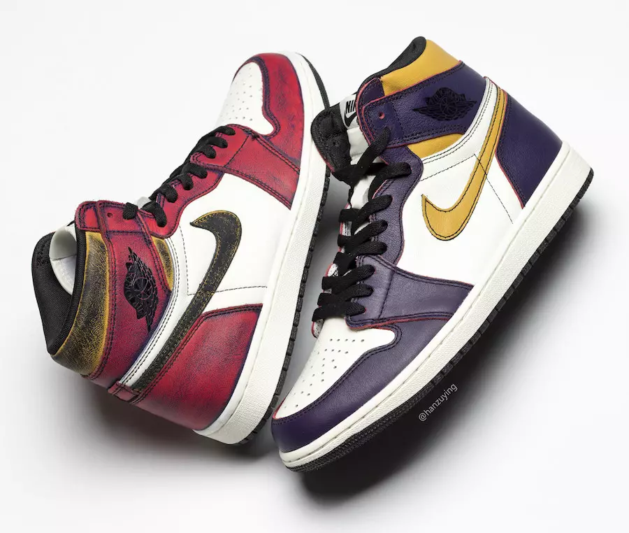 Nike SB Air Jordan 1 Lakers Chicago CD6578-507 Թողարկման ամսաթիվ