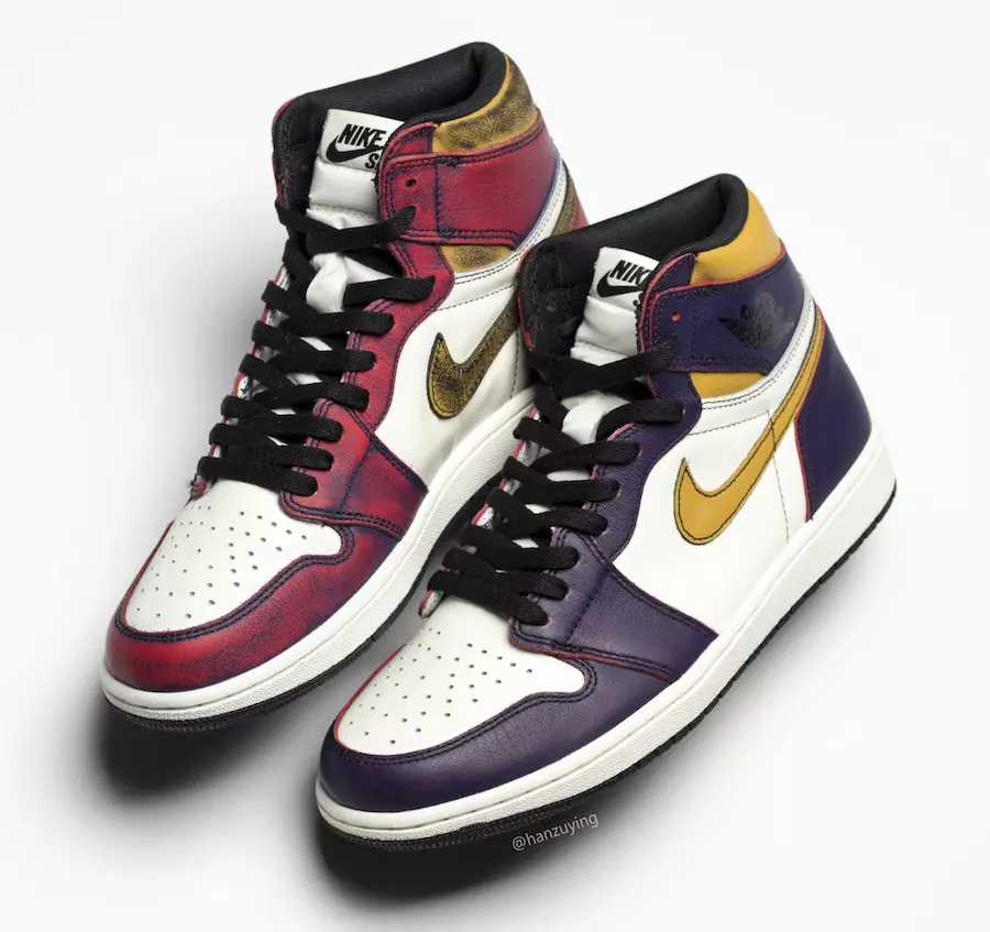 Nike SB Air Jordan 1 Lakers Chicago CD6578-507 Ημερομηνία κυκλοφορίας