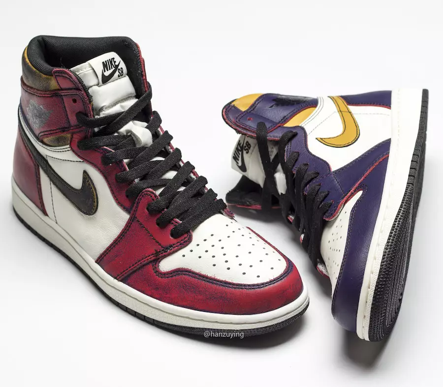 Nike SB Air Jordan 1 Lakers Chicago CD6578-507 Julkaisupäivä