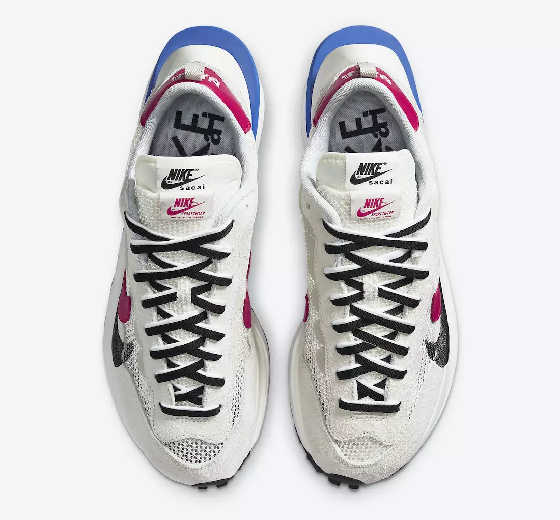 Sacai Nike VaporWaffle Sail CV1363-100 تاريخ الإصدار