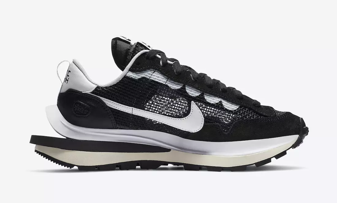 Sacai Nike VaporWaffle Black CV1363-001 გამოშვების თარიღი