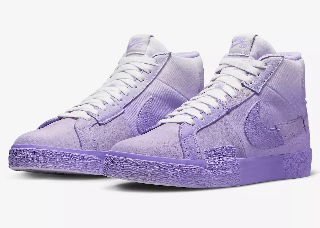 Ngày phát hành Nike SB Blazer Mid PRM Lilac White DR9087-555