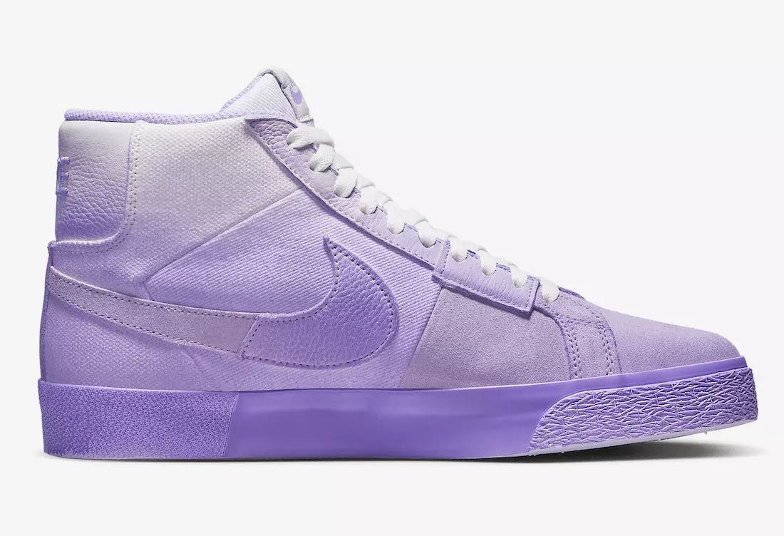 Ngày phát hành Nike SB Blazer Mid PRM Lilac White DR9087-555