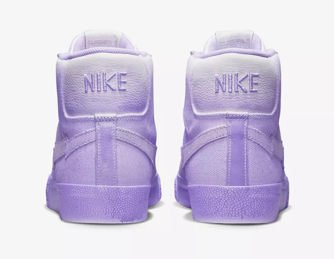 Nike SB Blazer Mid PRM Lilac White DR9087-555 Fecha de lanzamiento