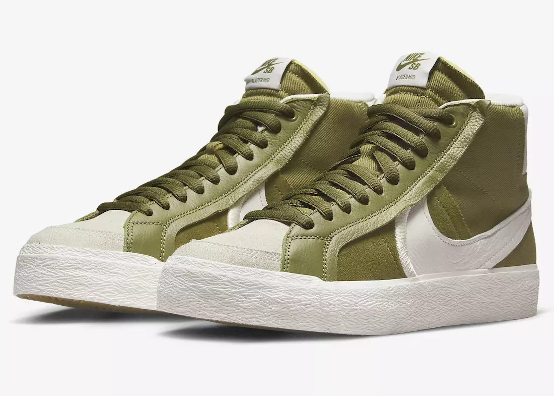 Nike SB Blazer Mid birtist í ólífu grænu fyrir haustið 2022