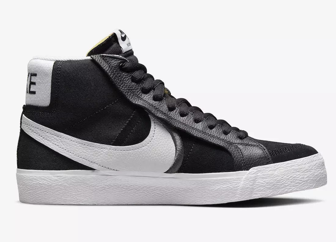 Ngày phát hành Nike SB Blazer Mid Black White DR9144-001