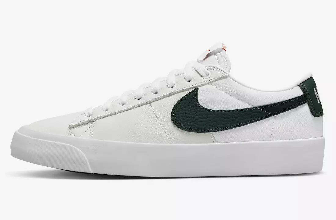 Nike SB Blazer Low Orange Label White Green DR9099-100 Data e Publikimit