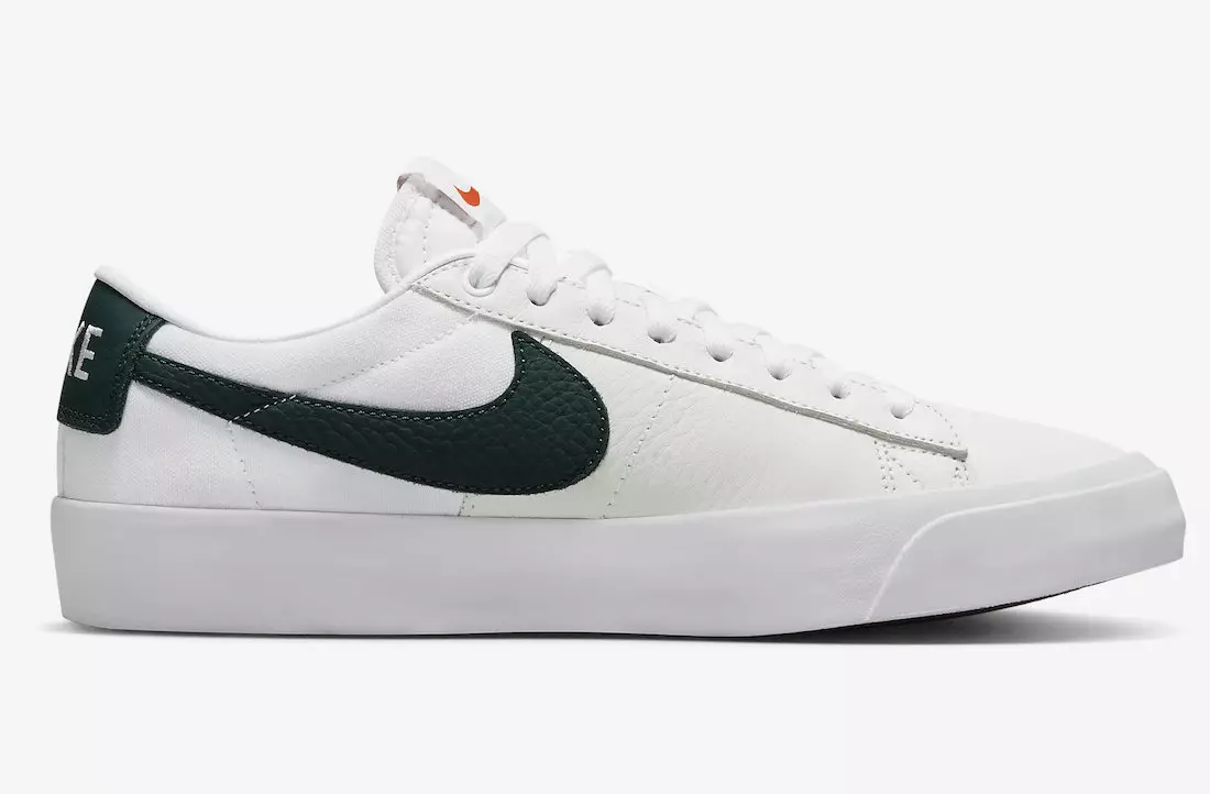 Nike SB Blazer Low Orange Label Blanco Verde DR9099-100 Fecha de lanzamiento