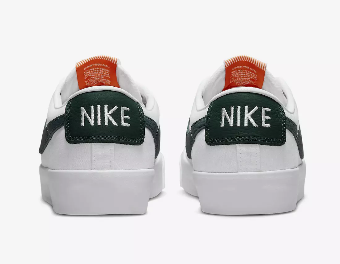 Nike SB Blazer Low Orange Label White Green DR9099-100 تاریخ عرضه