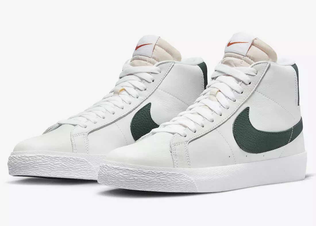 Nike SB Blazer Mid Orange Label Alb Verde DR9092-100 Data lansării