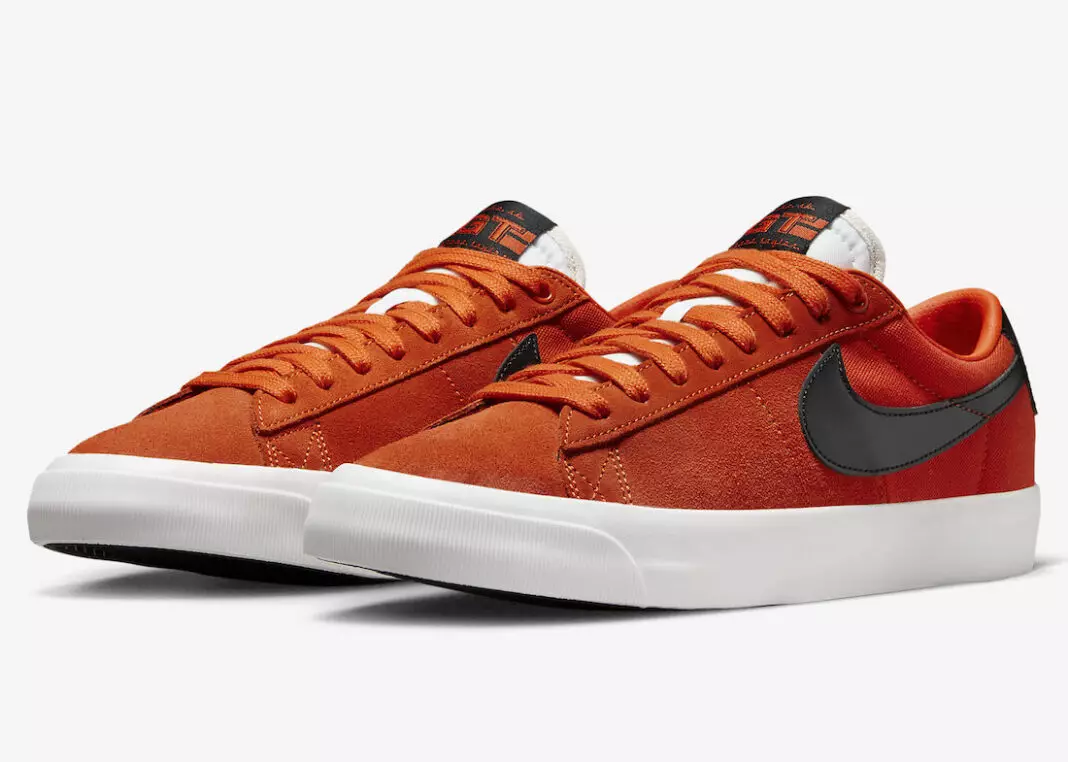 Nike SB Blazer Low GT Orange Iswed DR9103-800 Data tal-Ħruġ