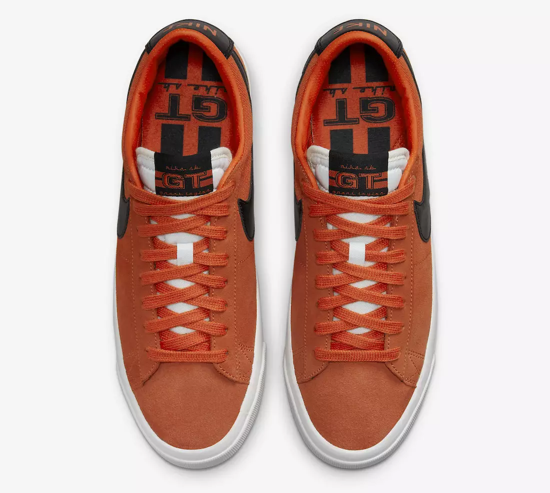 Nike SB Blazer Low GT Orange Sort DR9103-800 Udgivelsesdato