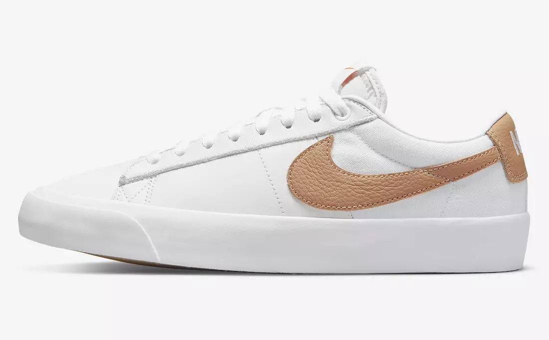 Tarehe ya Kutolewa ya Nike SB Blazer Mwanga wa Chini wa Cognac DQ3502-100