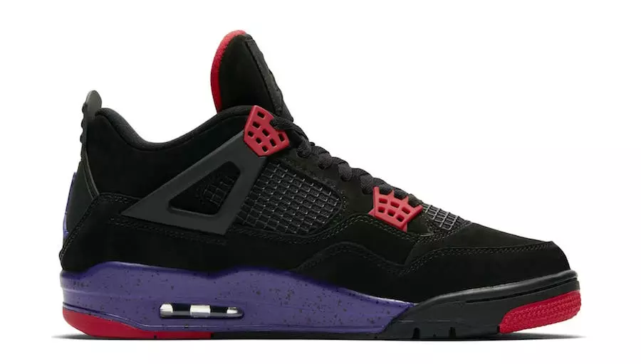 Air Jordan 4 Raptors Black Court Purple AQ3816-065 Թողարկման ամսաթիվ