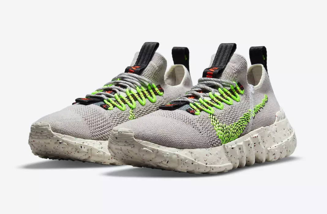 Nike Space Hippie 01 Vast Grey Electric Green DJ3056-004 Дата на издаване