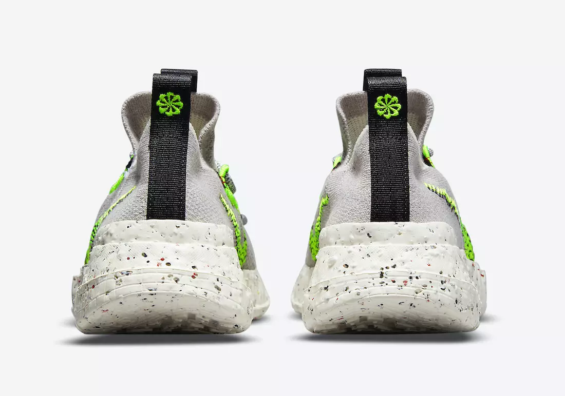 تاریخ انتشار Nike Space Hippie 01 Vast Grey Electric Green DJ3056-004