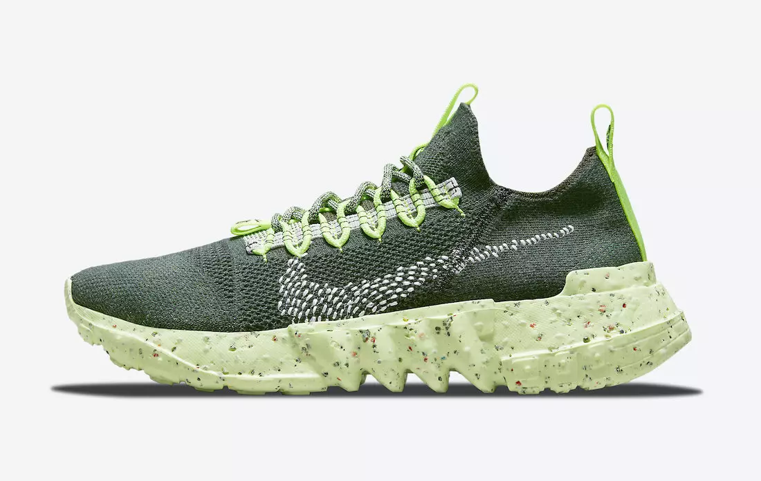 Nike Space Hippie 01 Carbon Green DJ3056-300 išleidimo data