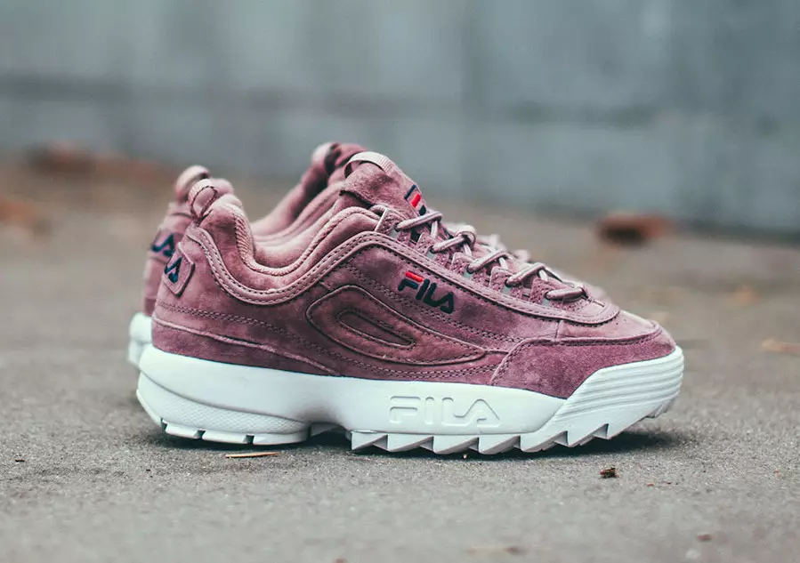 FILA WMNS Disruptor Low Ash Rose Releasedatum