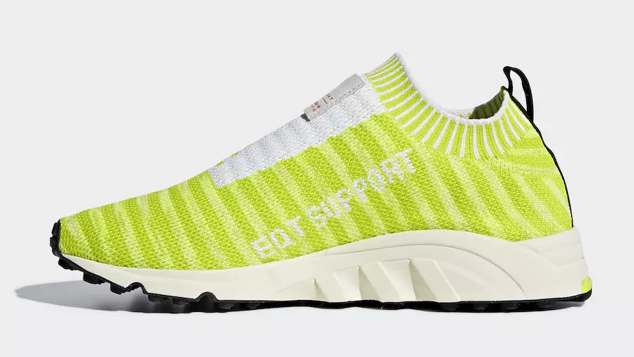 أديداس EQT Support Sock Primeknit Solar Yellow B37545