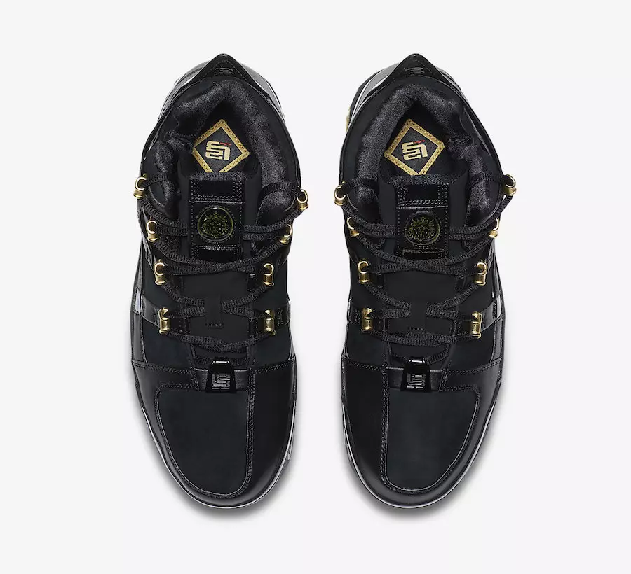 Nike LeBron 3 Nero Oro AO2434-001 Data di rilascio 2018