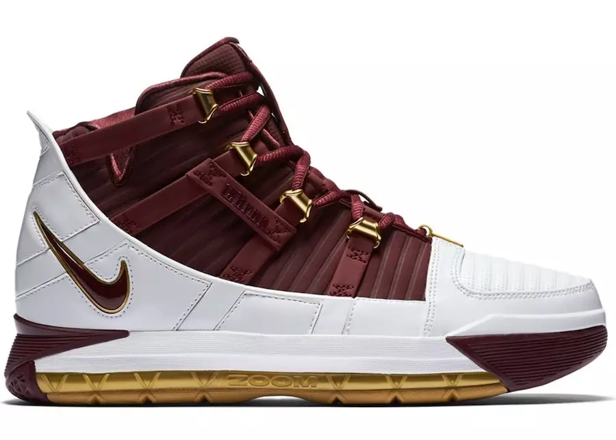 Nike Zoom LeBron 3 CTK Кристи Подшоҳ 2018 Санаи барориши