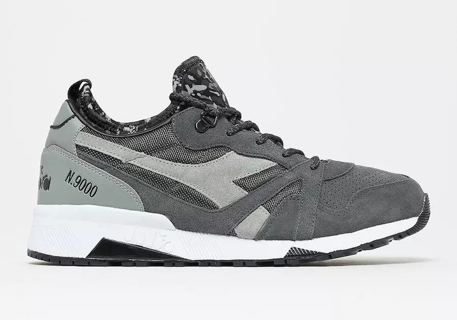 Diadora N9000 inlegzool met camouflageprint