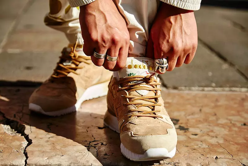 Pack Footpatrol Diadora V7000 B Elite Macchiato