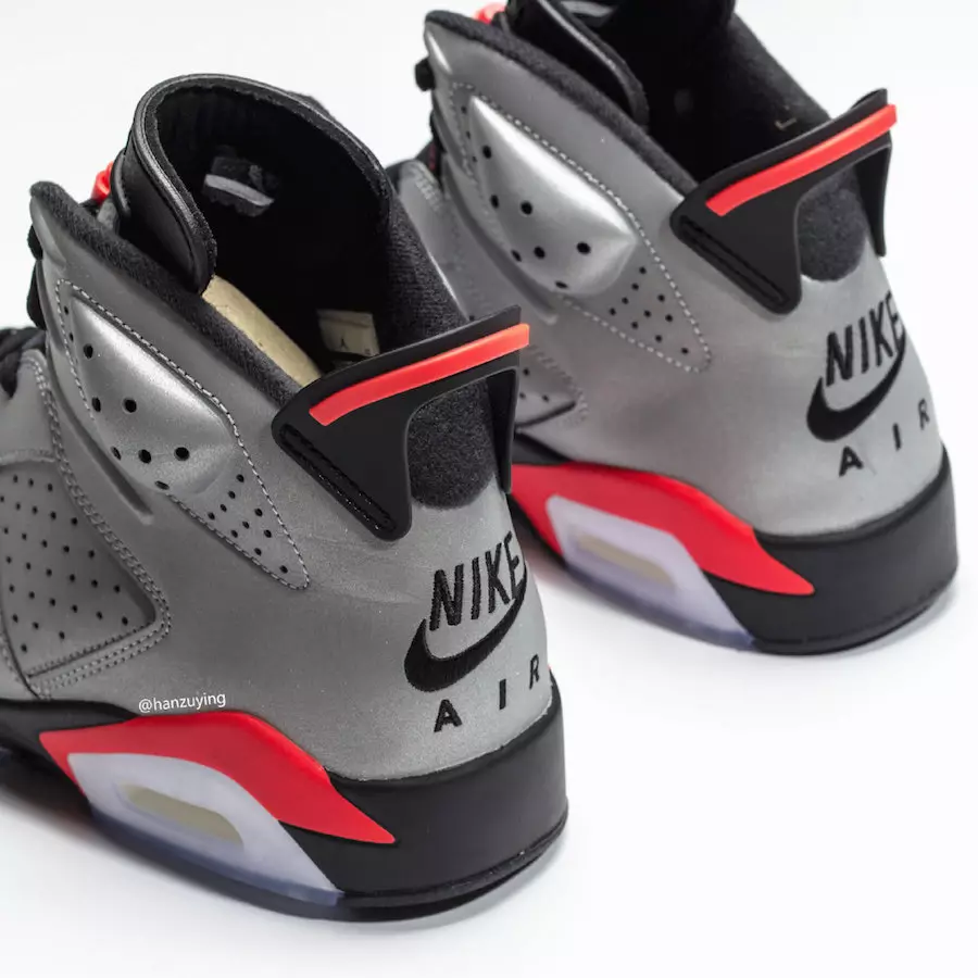 Air Jordan 6 Reflect Silver Infrared CI4072-001 Preu de la data de llançament