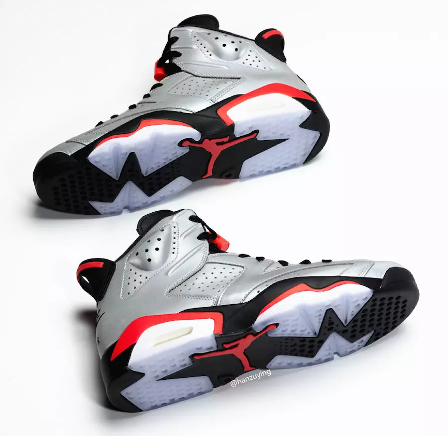 Air Jordan 6 Reflect Silver Infrared CI4072-001 Verðlagning á útgáfudegi