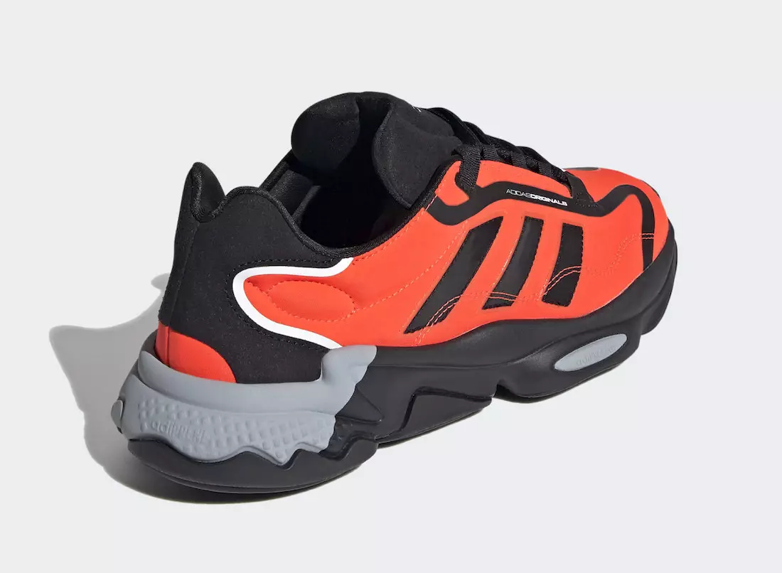 Adidas Ozweego Pure Black Solar Red G55505