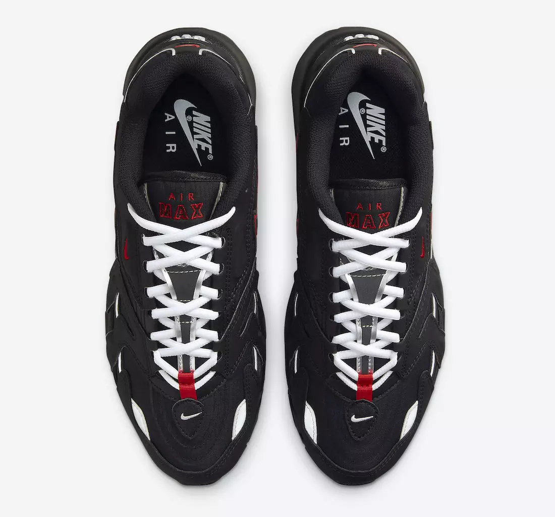 Nike Air Max 96 II Black Sport Red Сафед DC9409-002 Санаи барориши