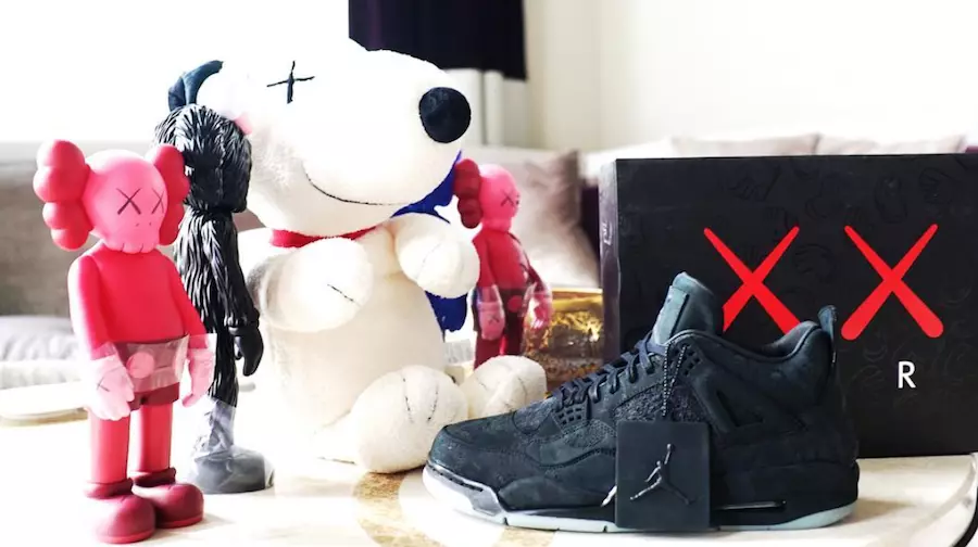 DJ Khaled KAWS Air Jordan 4 Venner Familie