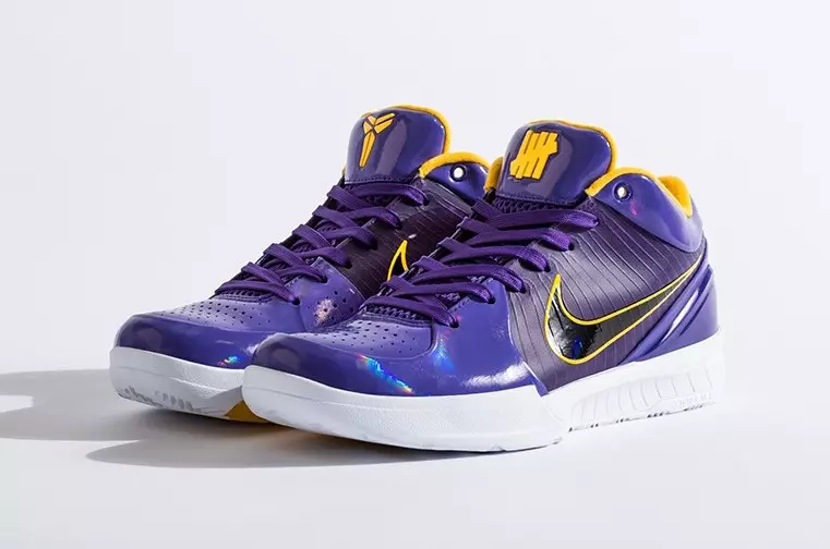 Ubesejrede Kobe 4 Protro Lakers udgivelsesdato