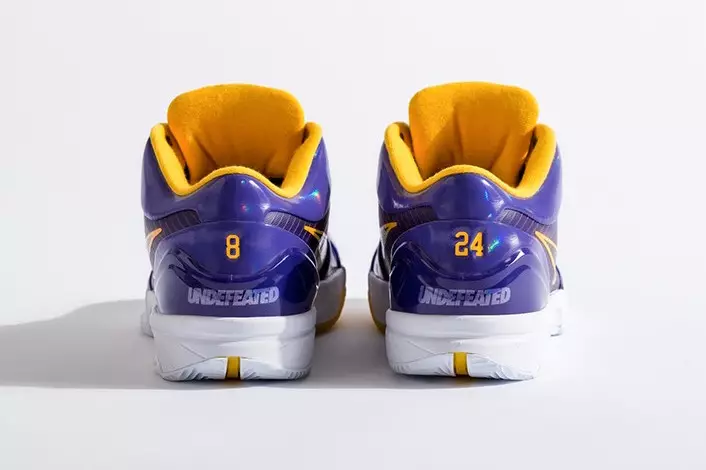 Data de lançamento invicto de Kobe 4 Protro Lakers