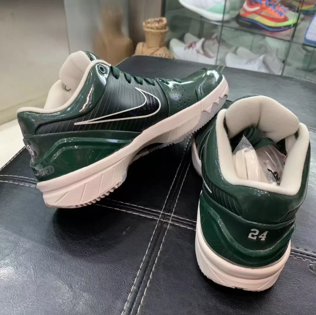 Ósigraður Nike Kobe 4 Protro Fir Green CQ3869-301 Útgáfudagur