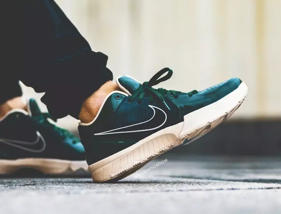 Nike Kobe 4 Protro Dark Green Bucks CQ3869-301 Tak Terkalahkan Tarikh Tayangan