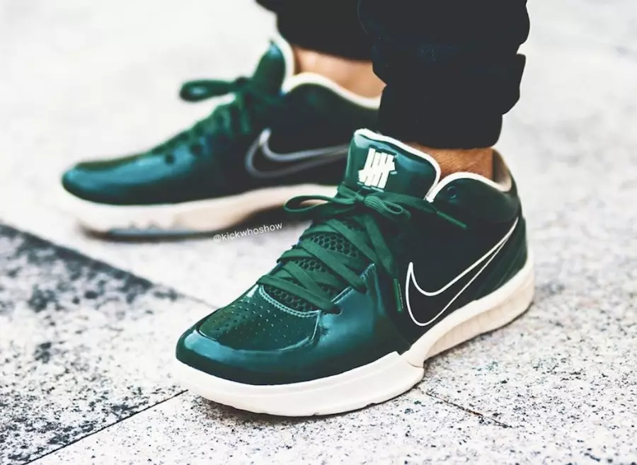 Nike Kobe 4 Protro Dark Green Bucks CQ3869-301 Tak Terkalahkan Tarikh Tayangan