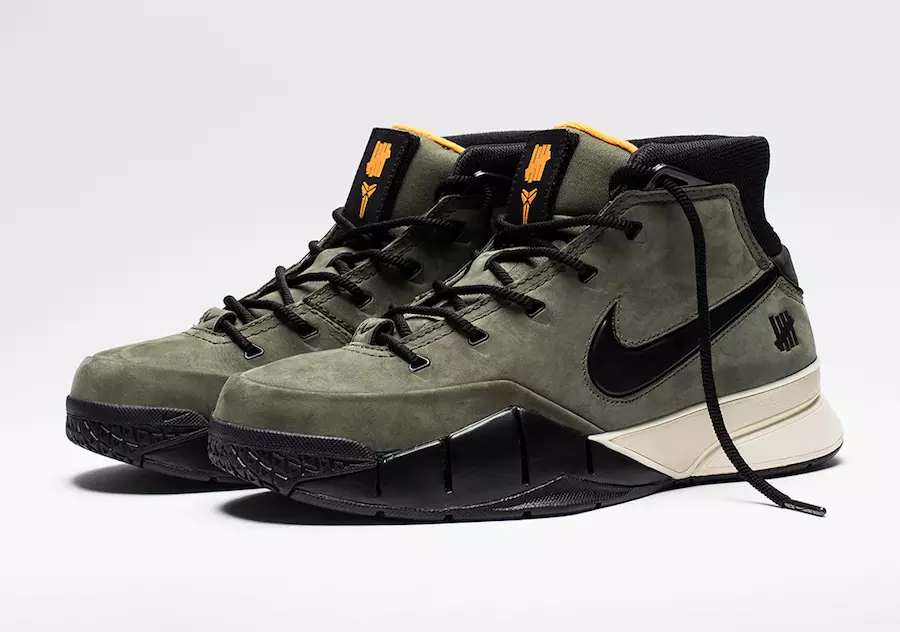 Dir braucht Gléck a Fäegkeet fir den Undefeated x Nike Zoom Kobe 1 Protro ze kréien