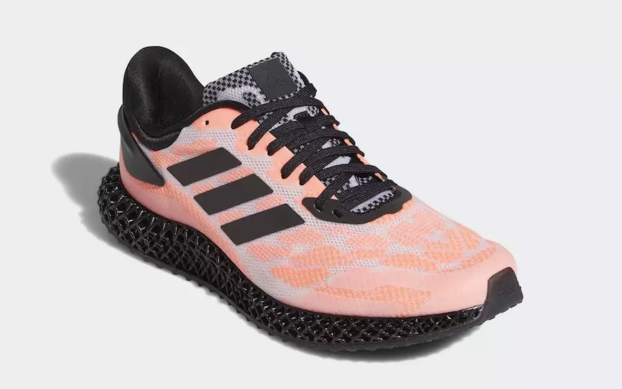 adidas 4D Run Noir Corail FW6839 Date de sortie