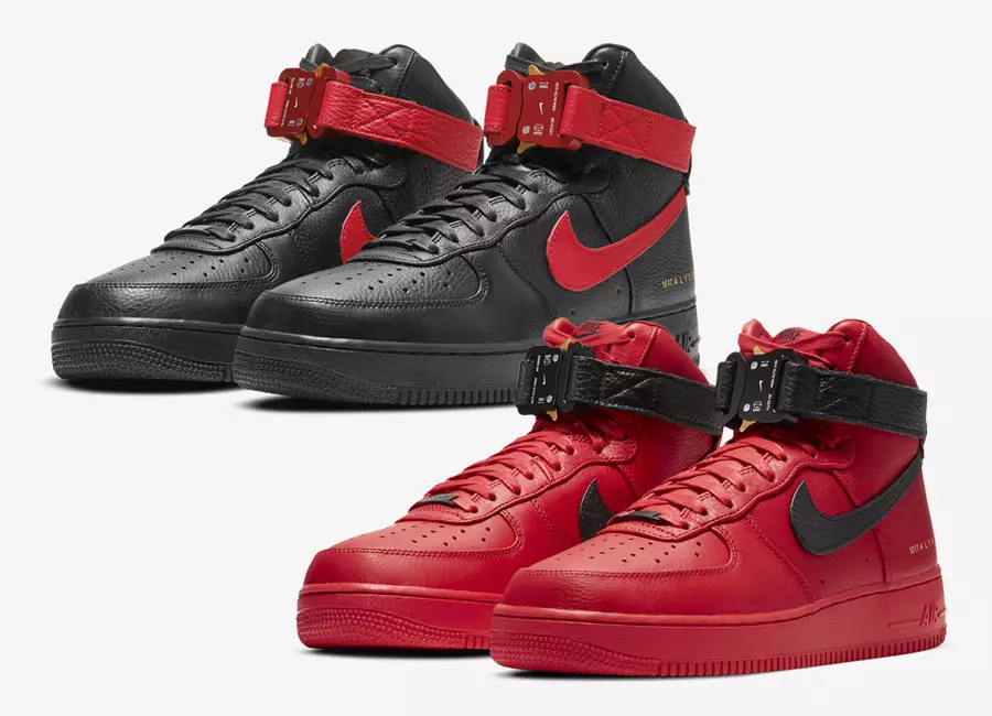 Fotos oficiales de las próximas Nike Air Force 1 High Colorways de Alyx