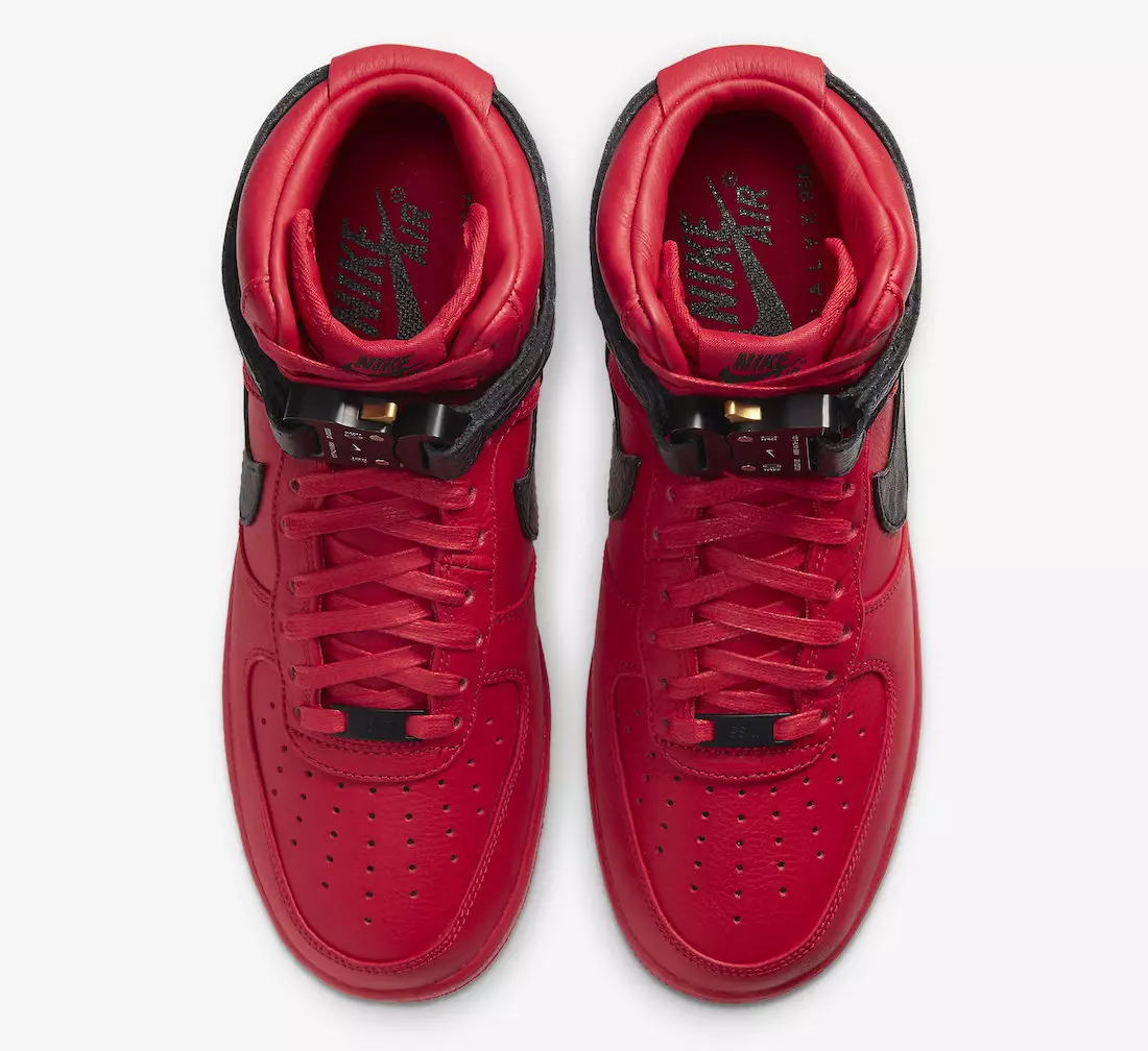 Метју М Вилијамс Alyx Nike Air Force 1 High University Red CQ4018-601 Датум на објавување