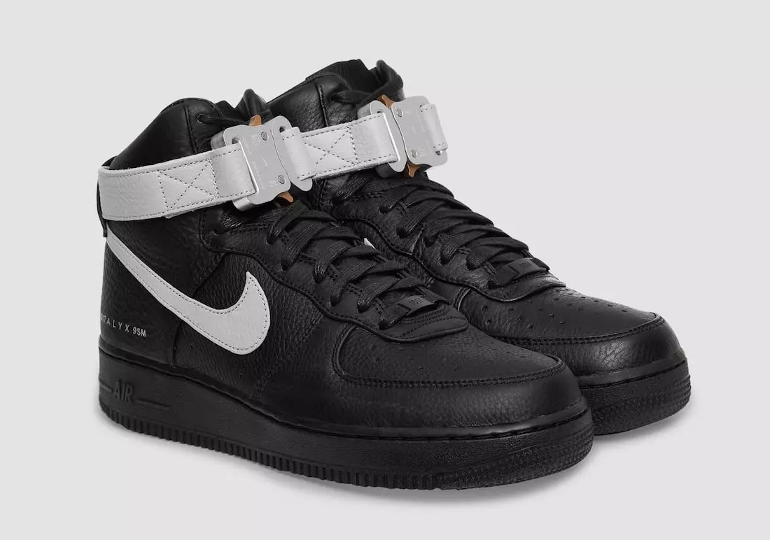 Alyx x Nike Air Force 1 High Black Wolf Grey CQ4018-003 Ngày phát hành