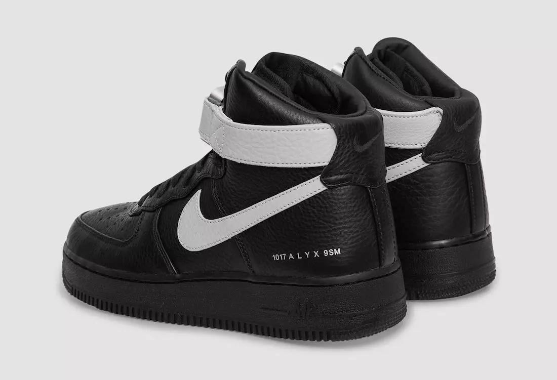 Alyx x Nike Air Force 1 High Black Wolf Grey CQ4018-003 Ngày phát hành