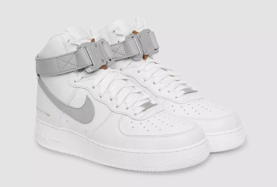 Alyx x Nike Air Force 1 High White Wolf Grey CQ4018-104 Ngày phát hành