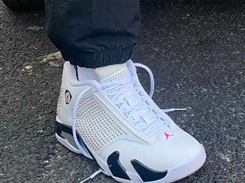 Supreme Air Jordan 14 On-Foot